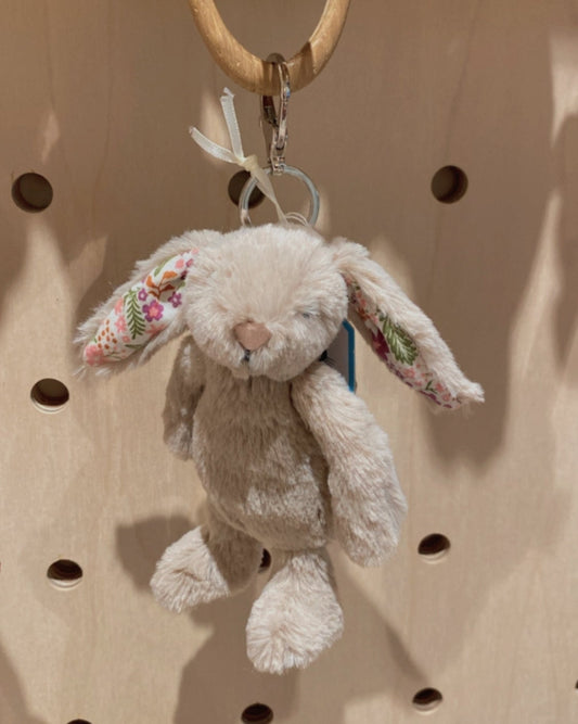 Jellycat Blossom Bunny 'Petal' Bag Charm