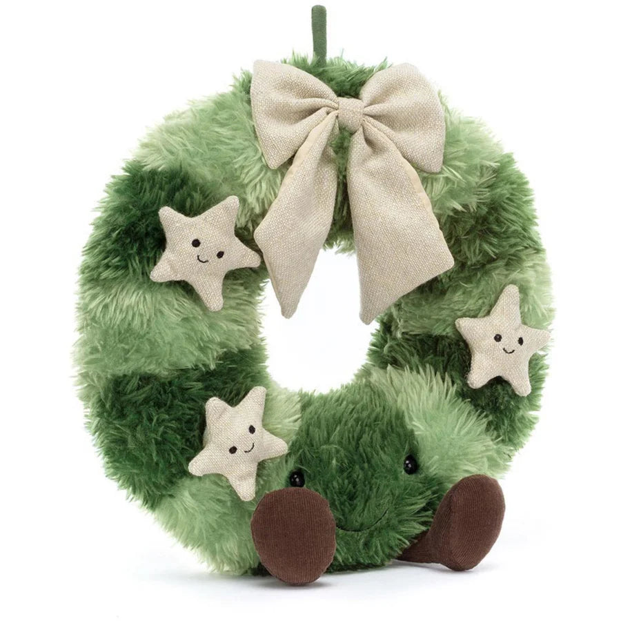 Jellycat Amuseables Nordic Spruce Wreath soft toy (Restock in 2-3 weeks)