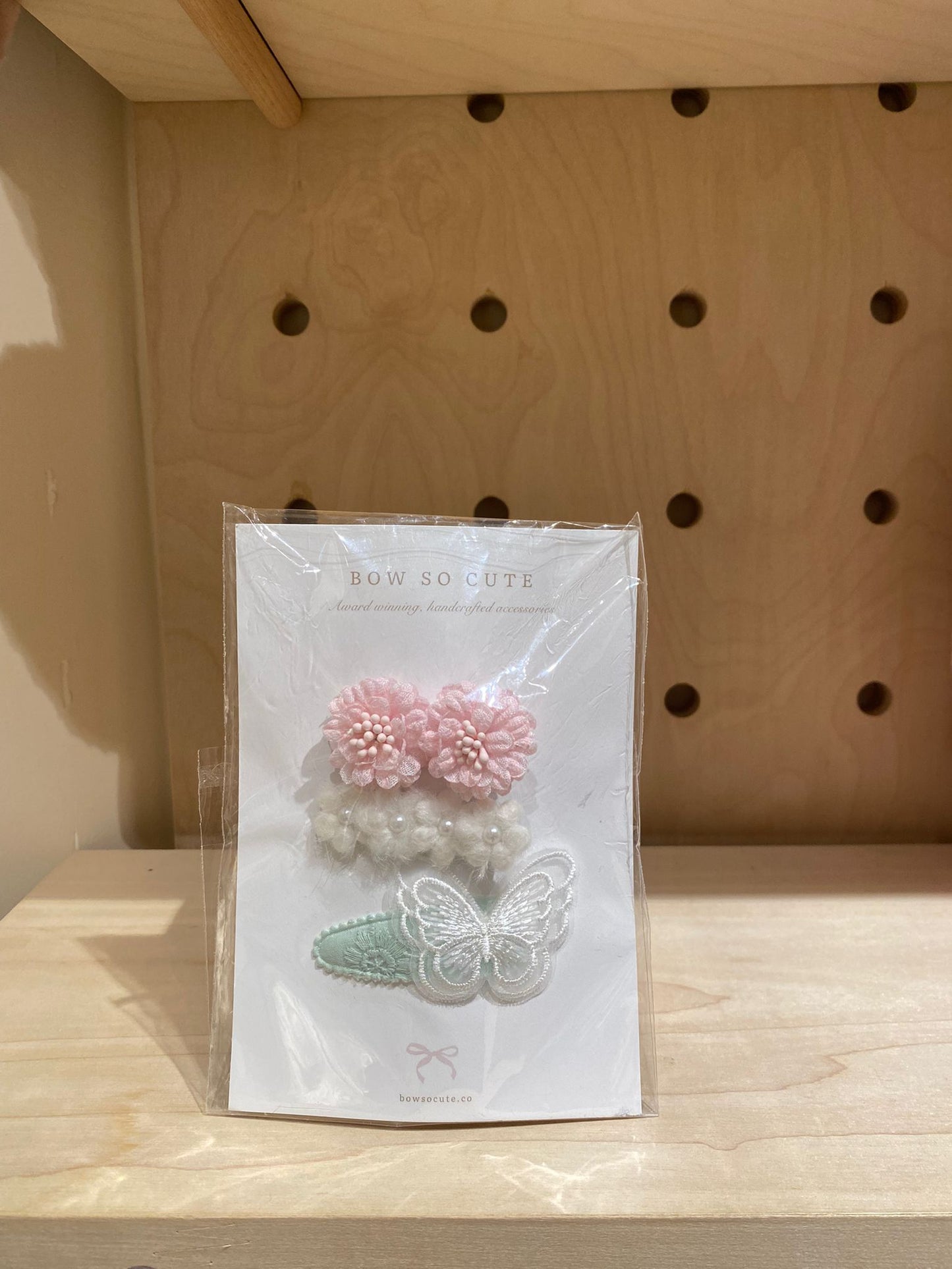 Bow So Cute Bow Clip Set ( Genitle style )