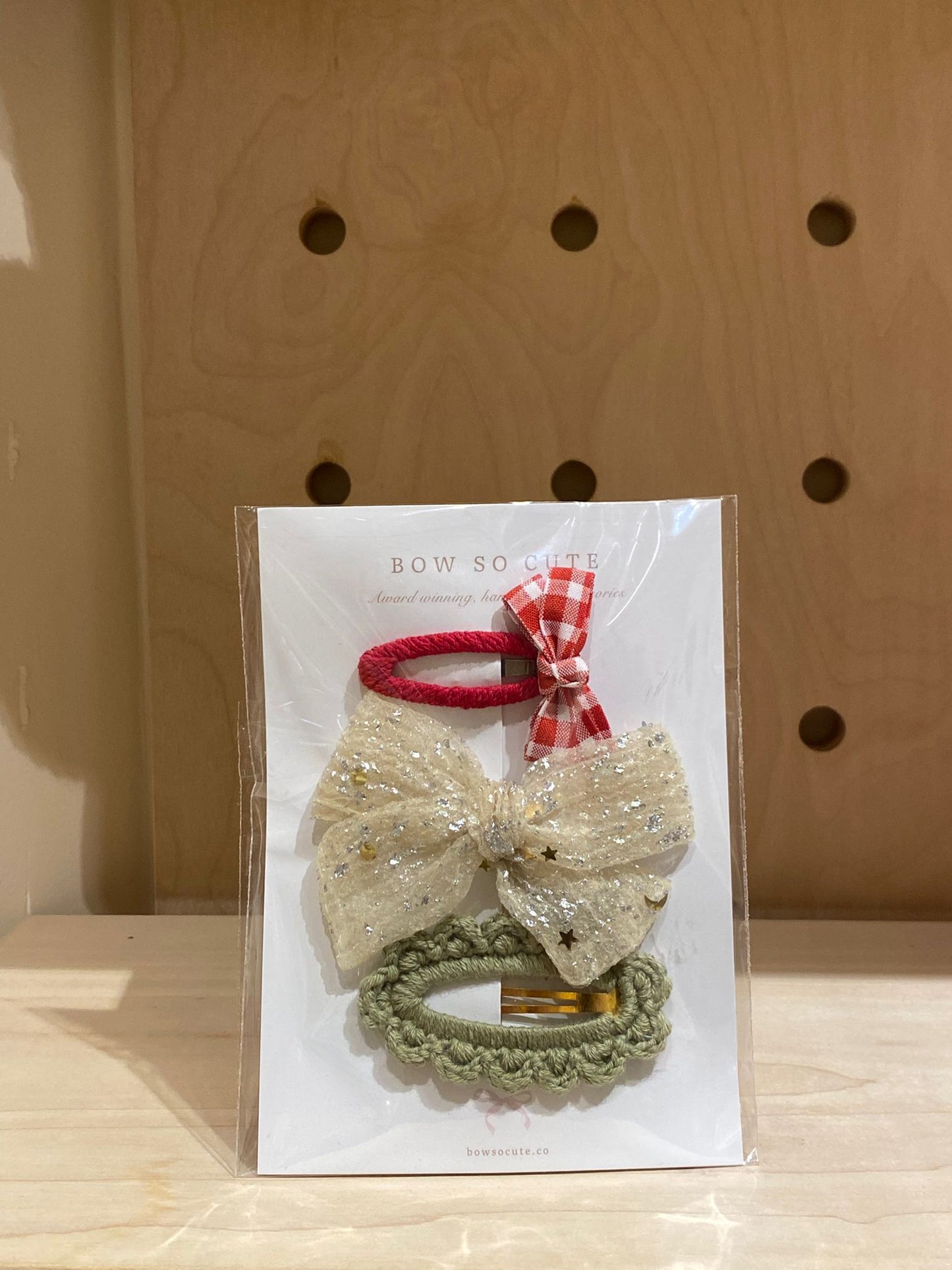 Bow So Cute Bow Clip Set (Country Style)