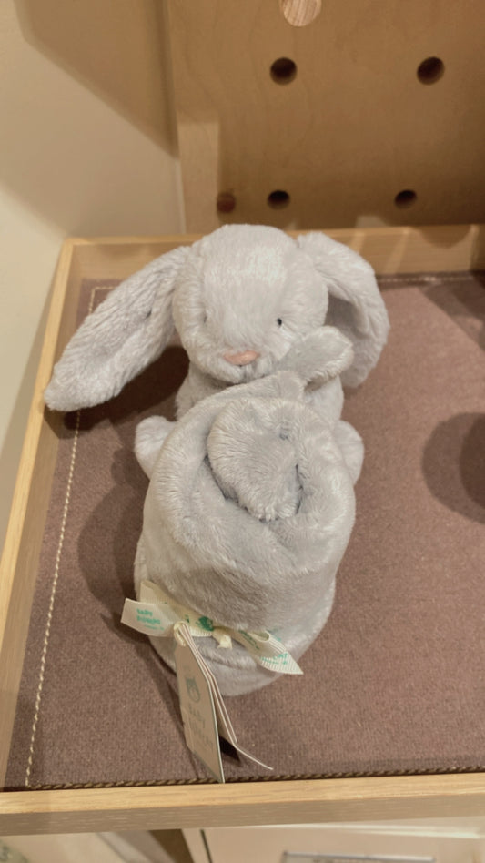 Jellycat Bashful Silver Bunny Soother