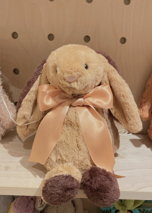 Jellycat Bashful Patchwork Brown Bunny (Retired)