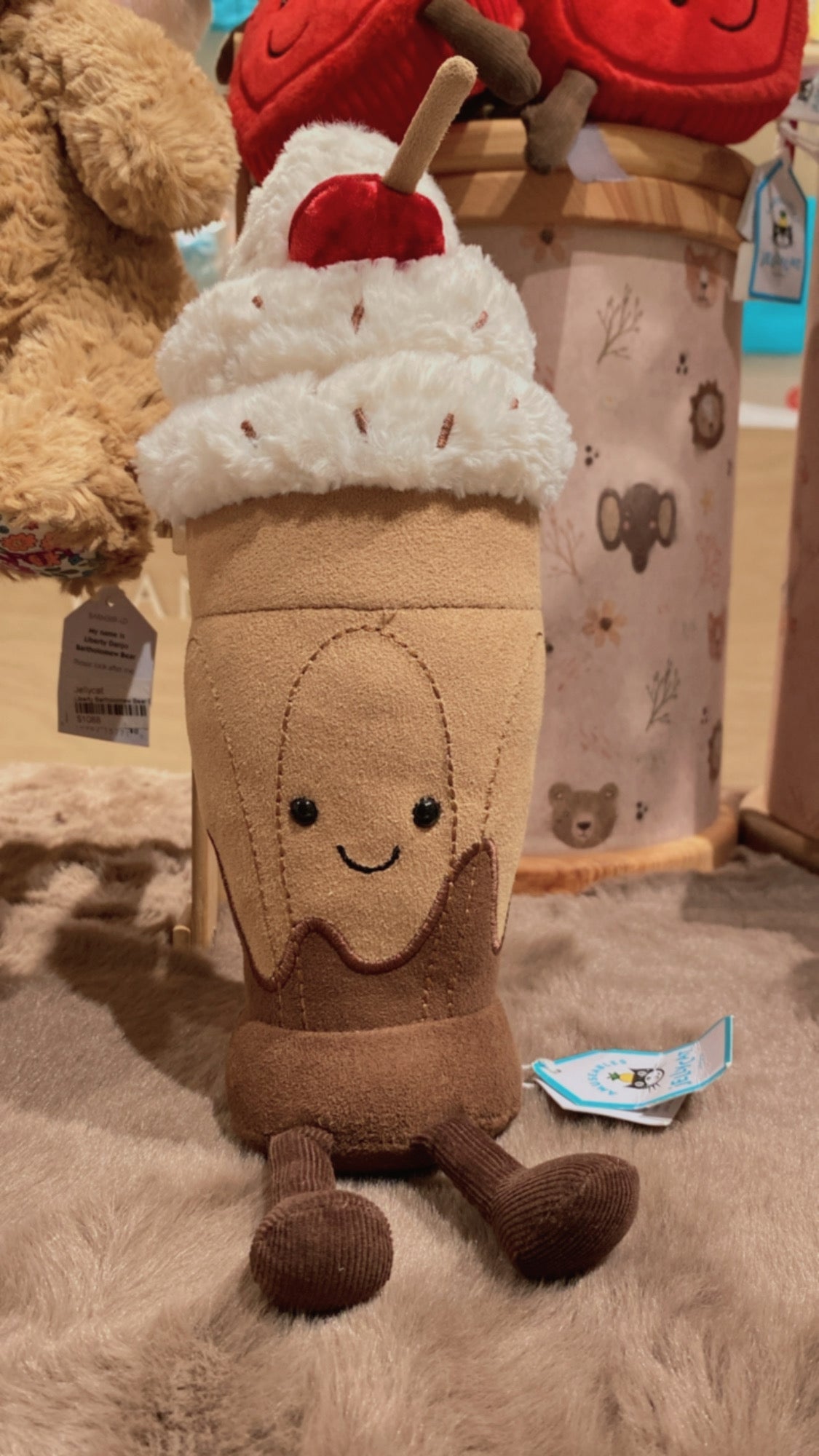 Jellycat Amuseables Marin Chocolate Milkshake (Retired) – Hanna