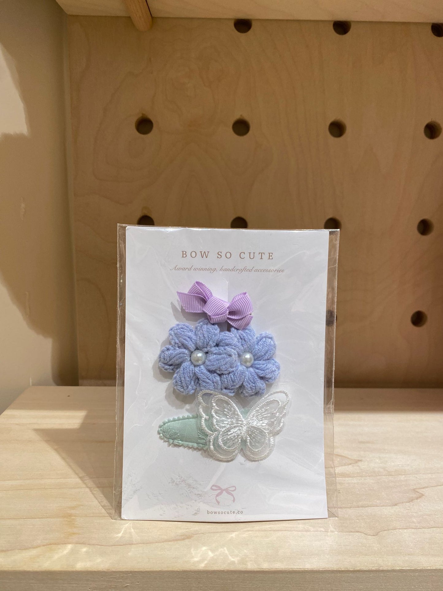 Bow So Cute Bow Clip Set ( Genitle style )