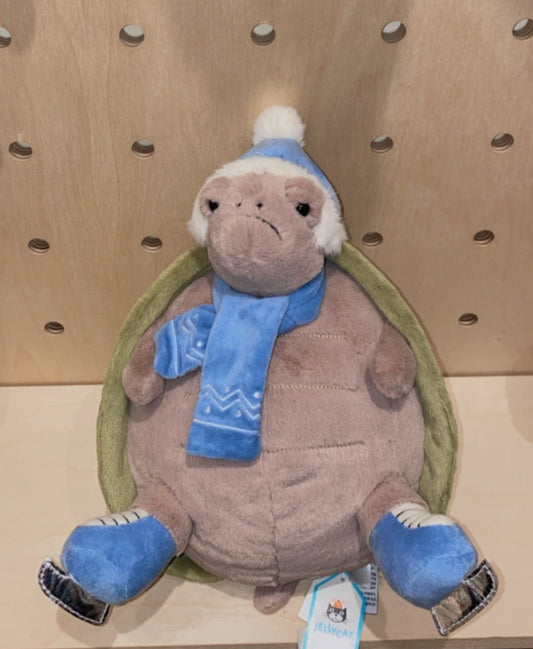 Jellycat Christmas Timmy Turtle 'Skating'