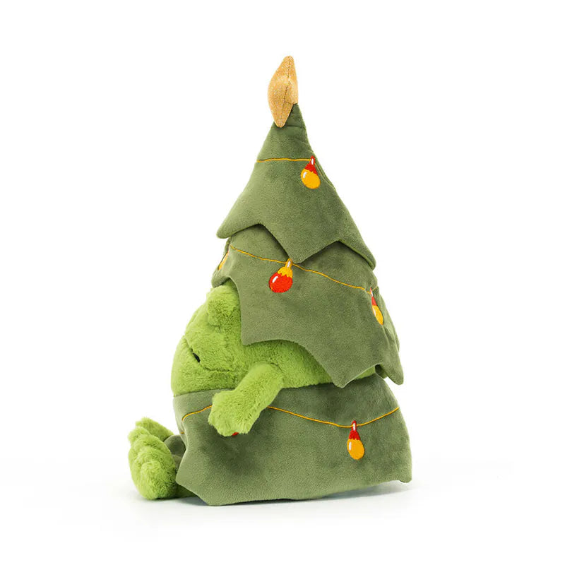 Jellycat Christmas Tree Ricky Rain Frog soft toy (Pre-order: Restock in late Oct)