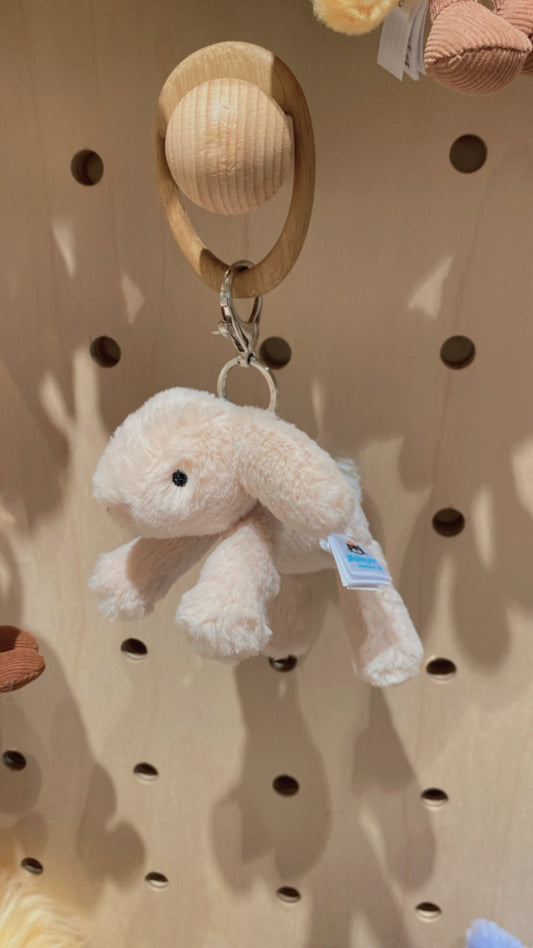 Jellycat Smudge Rabbit Soft Bag Charm