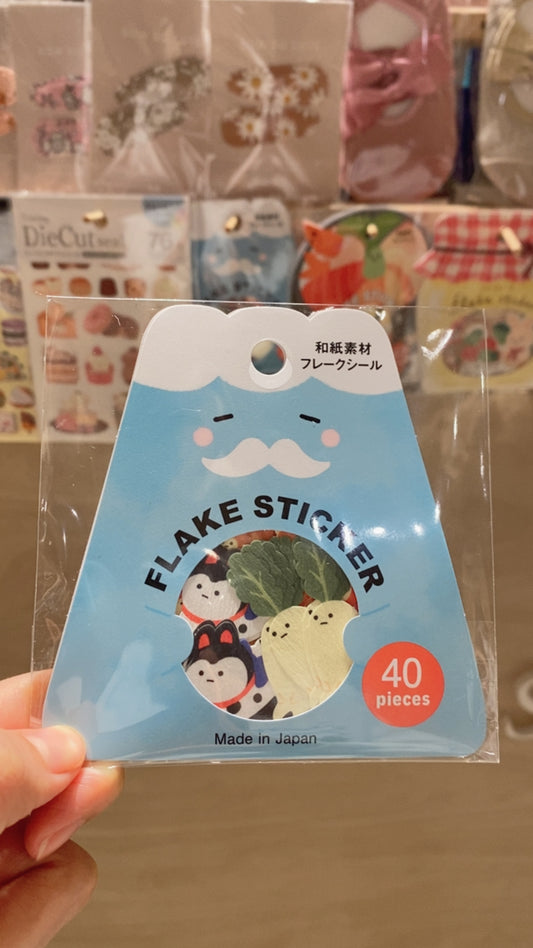 Mount Fuji Flake sticker (Made in Japan)