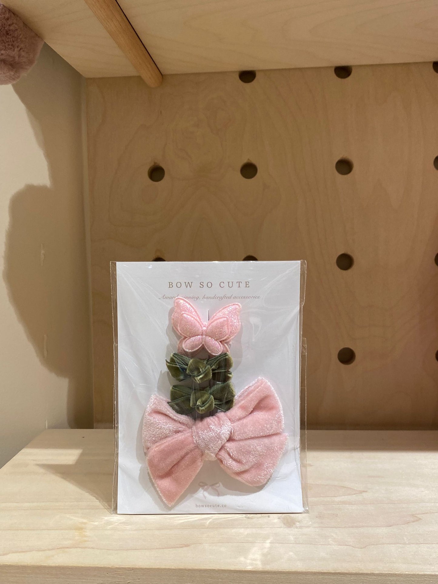 Bow So Cute Bow Clip Set ( Genitle style )