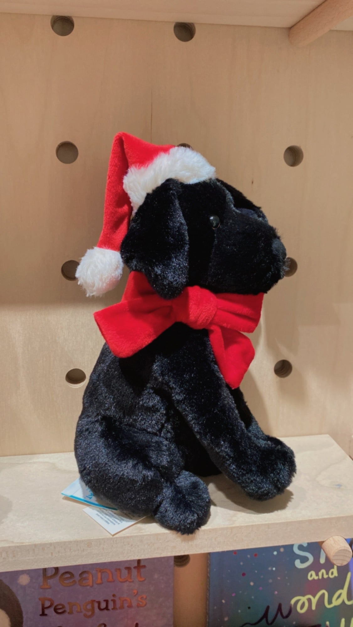 Jellycat Winter Warmer Pippa Black Labrador