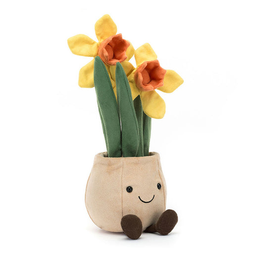 Jellycat Amuseables Daffodil Pot (Pre-order: Restock in 2-3 weeks)