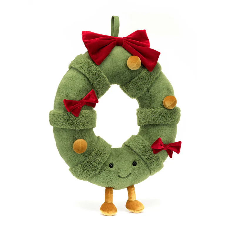 Jellycat Amuseables Decorated Christmas Wreath (Pre-order: Restock in 2-3 weeks)