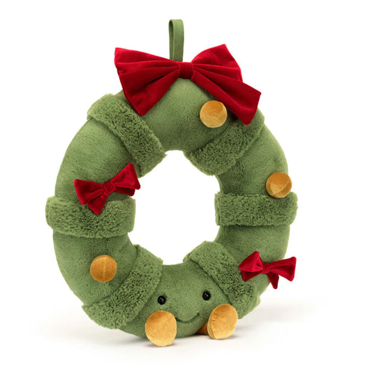 Jellycat Amuseables Decorated Christmas Wreath (Pre-order: Restock in 2-3 weeks)