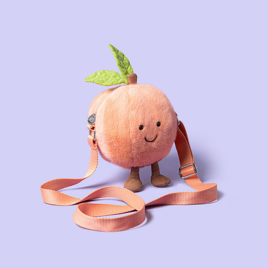 Jellycat Amuseables Peach Shoulder Bag (arriving in late Feb/ early Mar )