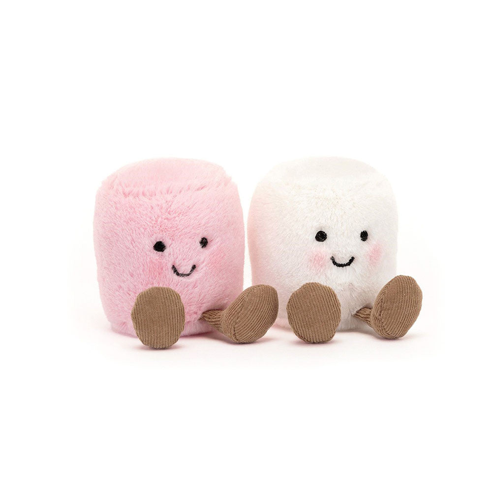 Jellycat Amuseables Pink and White Marshmallows (Pre-order: Restock in 2-3 weeks)