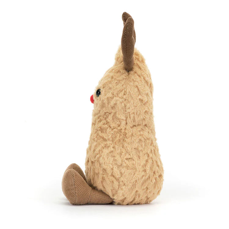 Jellycat Amuseables Peanut Reindeer soft toy (Pre-order: Restock in late Oct)