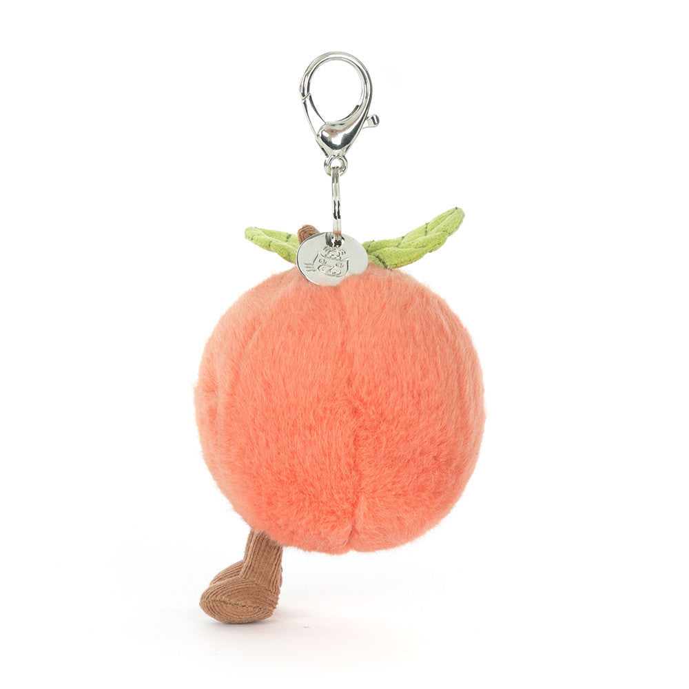Jellycat Amuseables Peach Bag Charm (arriving in late Feb/ early Mar)