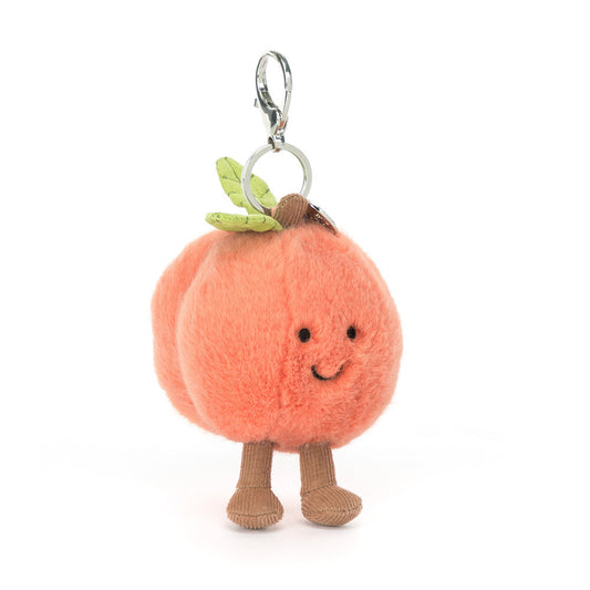 Jellycat Amuseables Peach Bag Charm (arriving in late Feb/ early Mar)