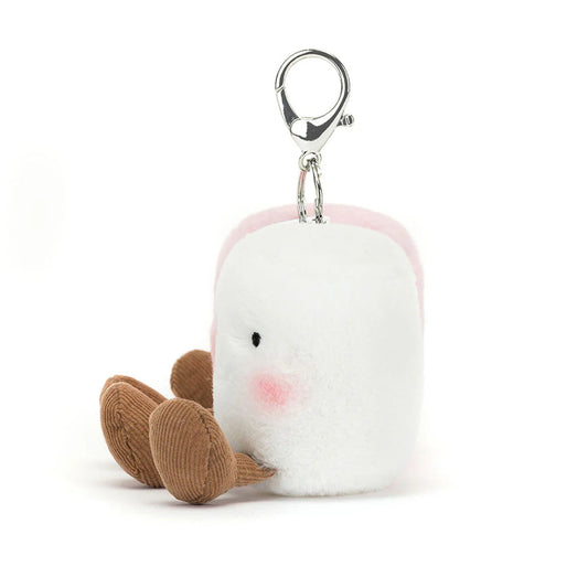 Jellycat Amuseables Pair of Marshmallows Bag Charm (Pre-order: Restock in 2-3 weeks)