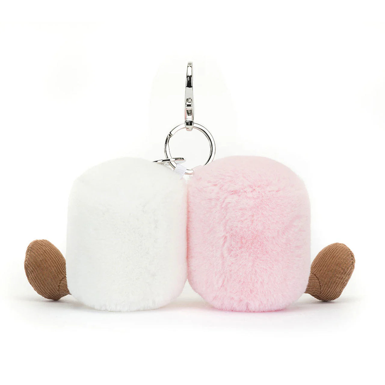 Jellycat Amuseables Pair of Marshmallows Bag Charm (Pre-order: Restock in 2-3 weeks)