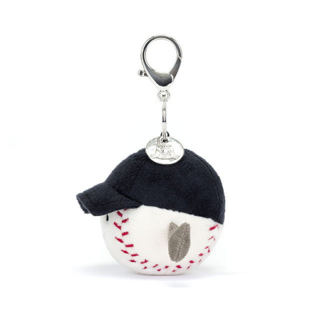 Jellycat Amuseables Sports Baseball Bag Charm (Pre-order: Restock in 2-3 weeks)