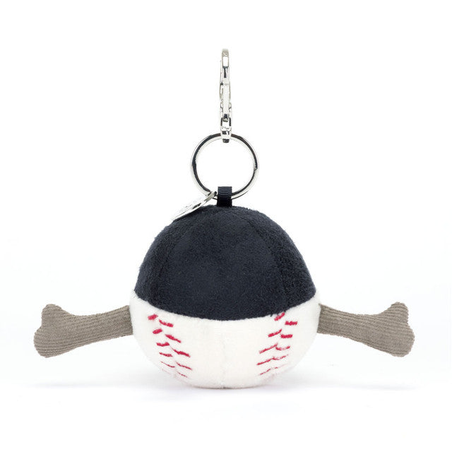 Jellycat Amuseables Sports Baseball Bag Charm (Pre-order: Restock in 2-3 weeks)