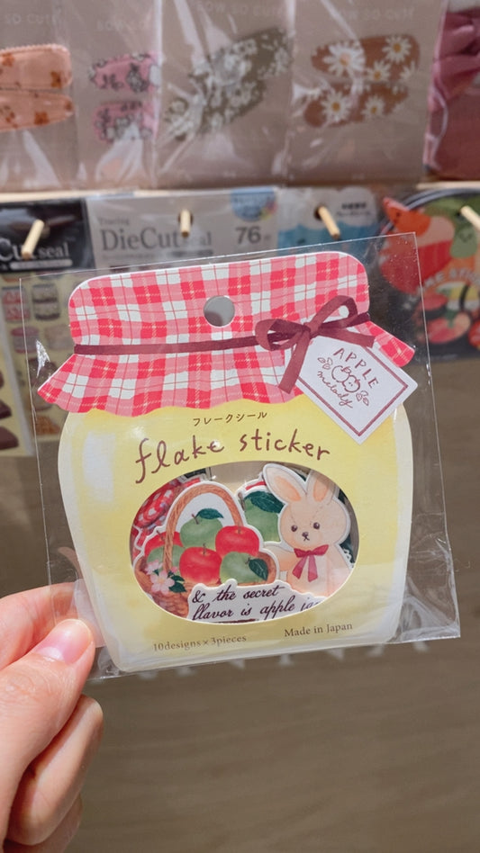 Apple Flake sticker (Made in Japan)