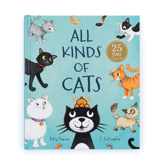 Jellycat All Kinds of Cats Book 25th