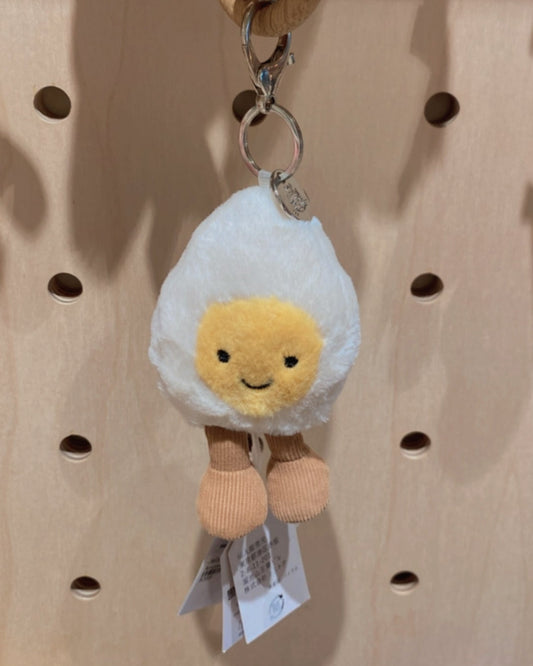 Jellycat Amuseable Happy Boiled Egg Bag Charm（Retired）