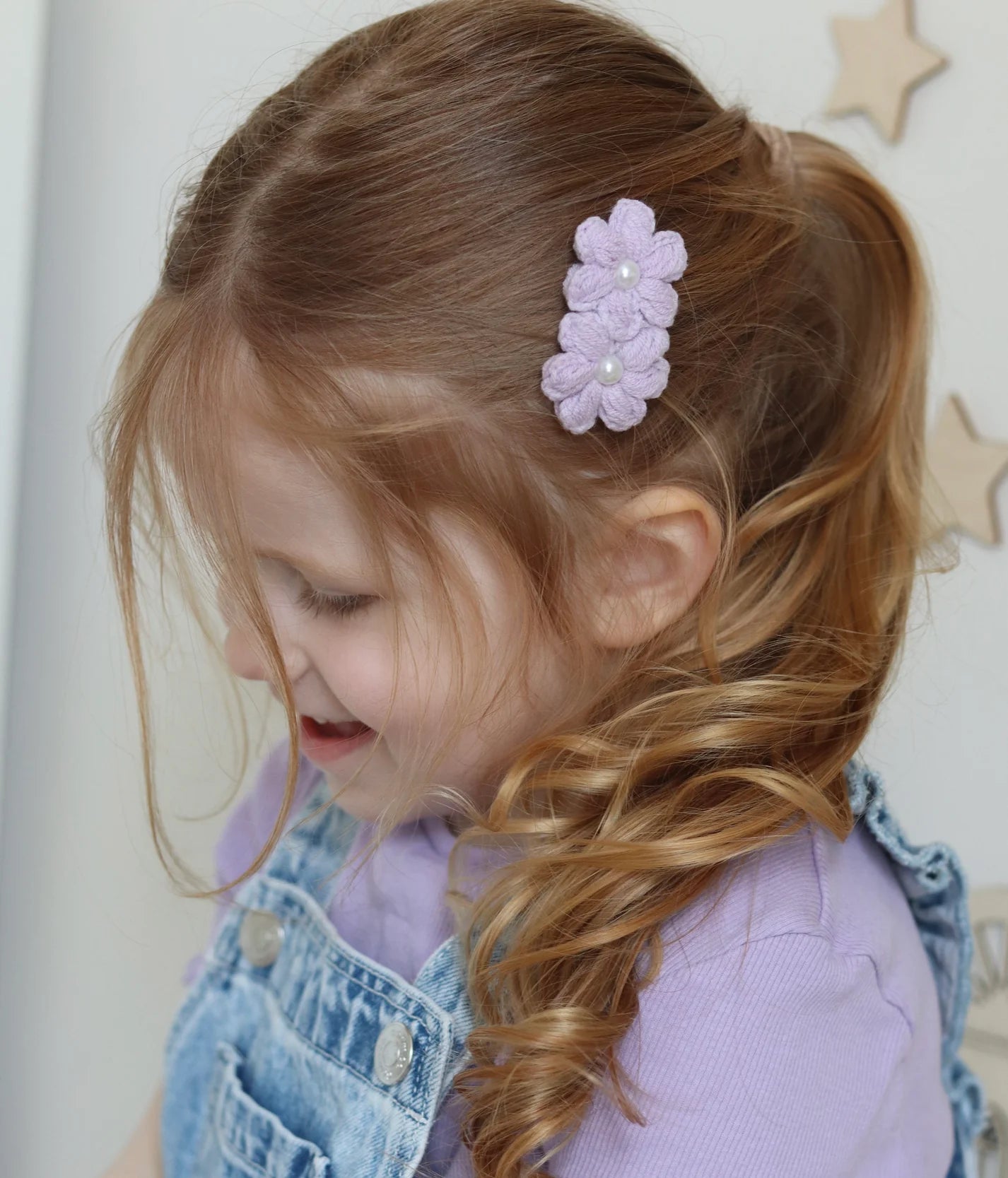 Bow So Cute Fleur Clip | Lilac Pearl