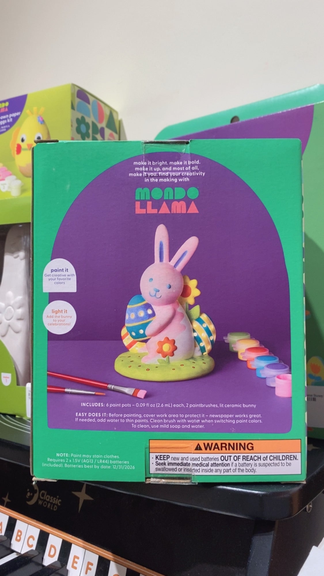 Mondo Llama - Lit Ceramic Bunny Kit