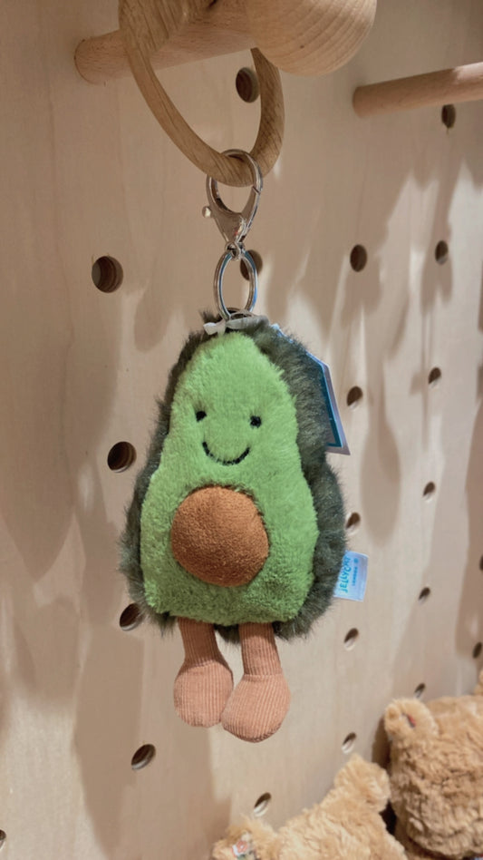 Jellycat Amuseables Avocado Bag Charm (Retired）