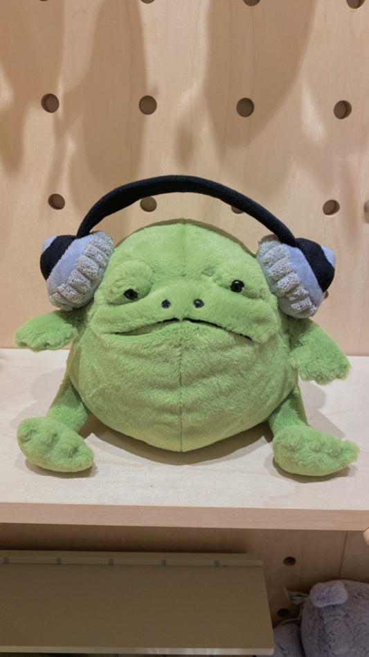 Jellycat Ricky Rain Frog Headphones