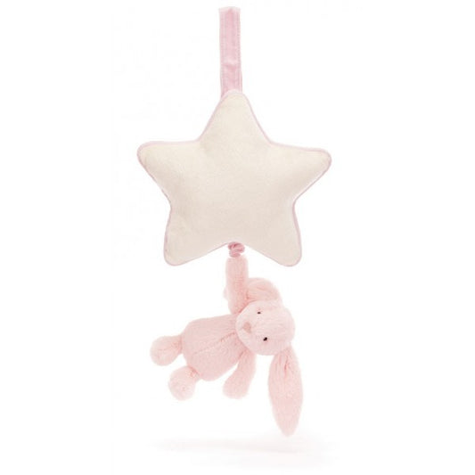 Jellycat Bashful Pink Bunny Musical Pull