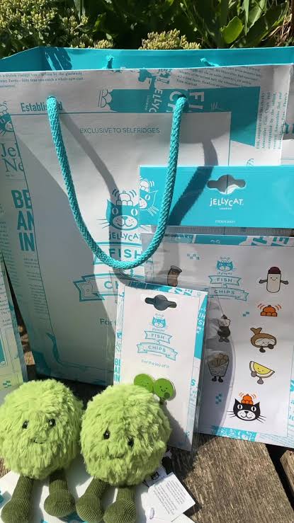 Jellycat Dot and Peg Mushy Peas Set (Selfridges Exclusive)