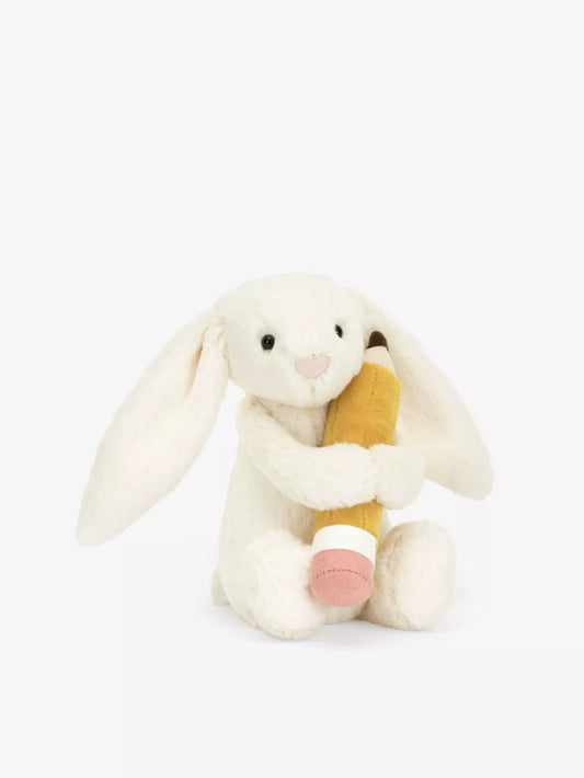 Jellycat Bashful Bunny with Pencil 18cm