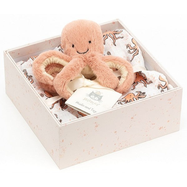 Jellycat Odell Octopus Gift Set