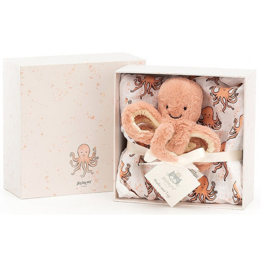 Jellycat Odell Octopus Gift Set