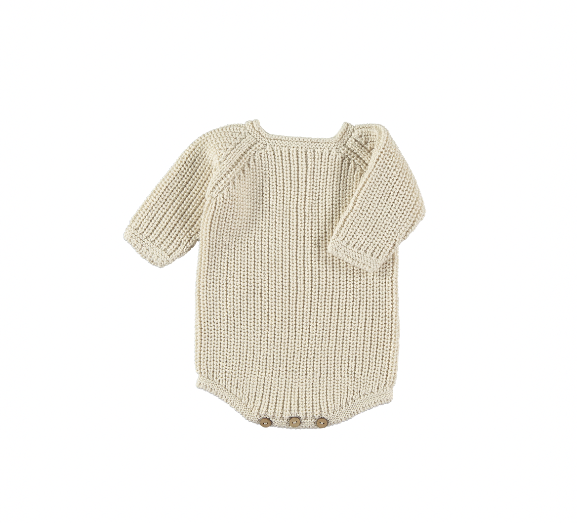 LI & Me Bart: Onesie Pearlknit (Cream)