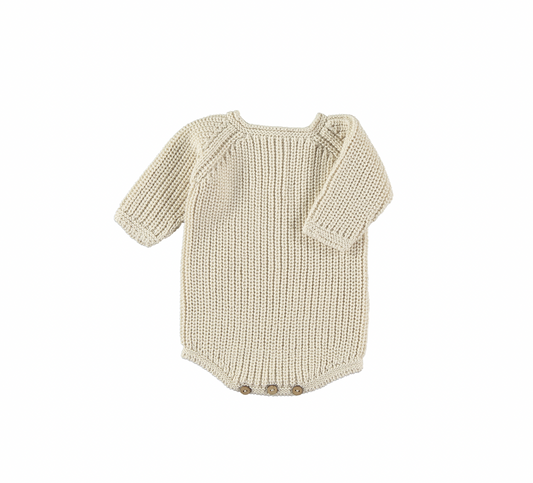 LI & Me Bart: Onesie Pearlknit (Cream)