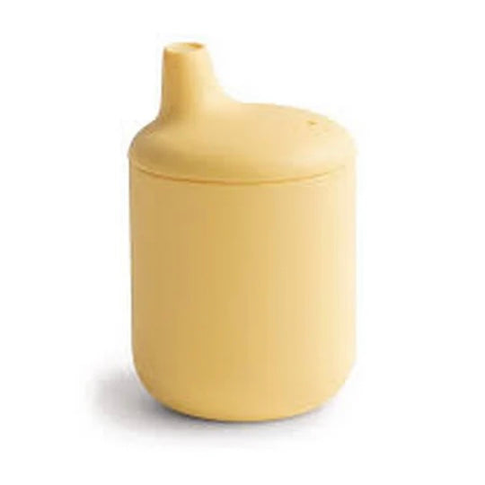 Mushie Silicone Sippy Cup (Yellow)