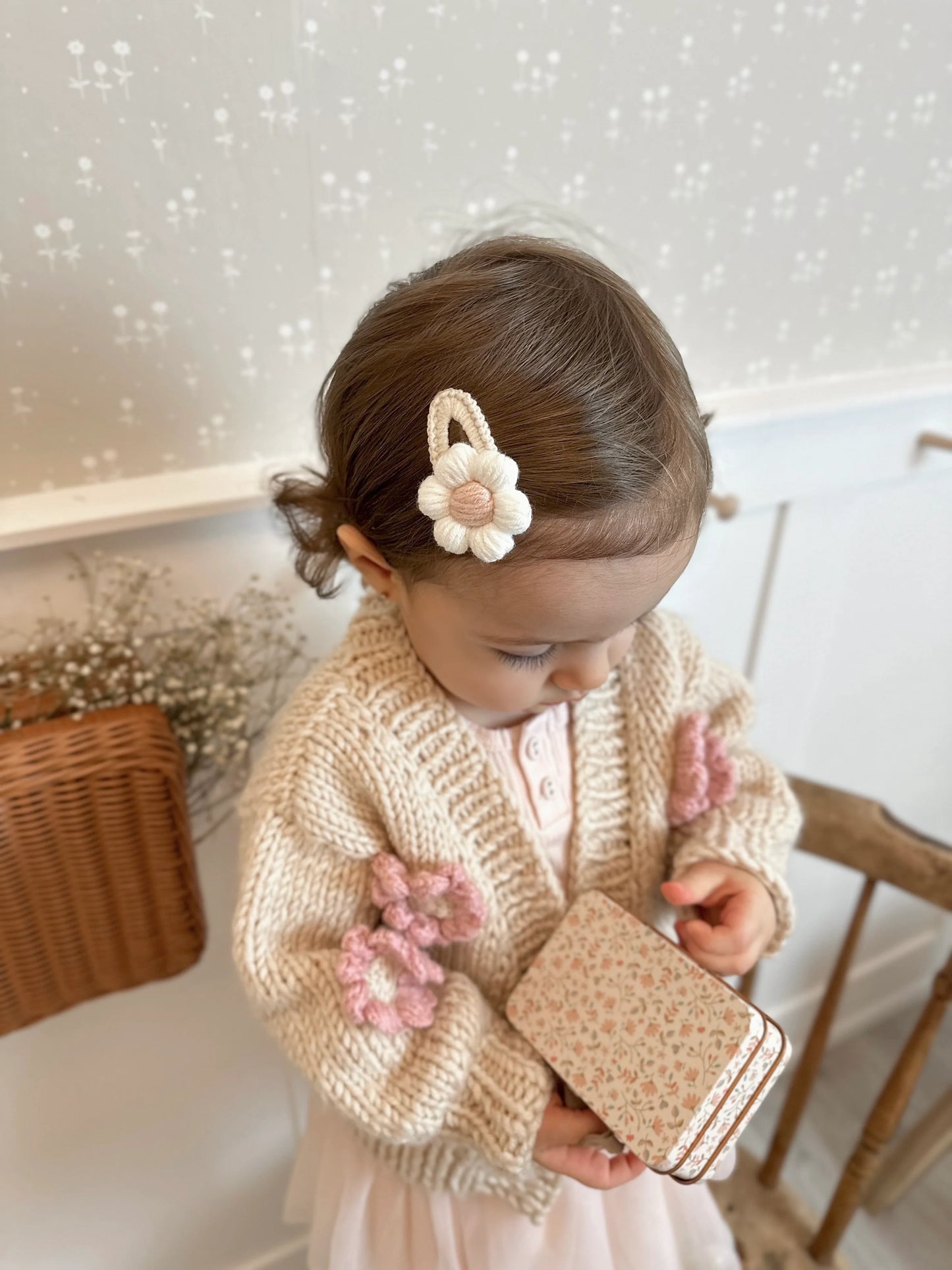 Daisy Puff Clip - Sweet Blossom