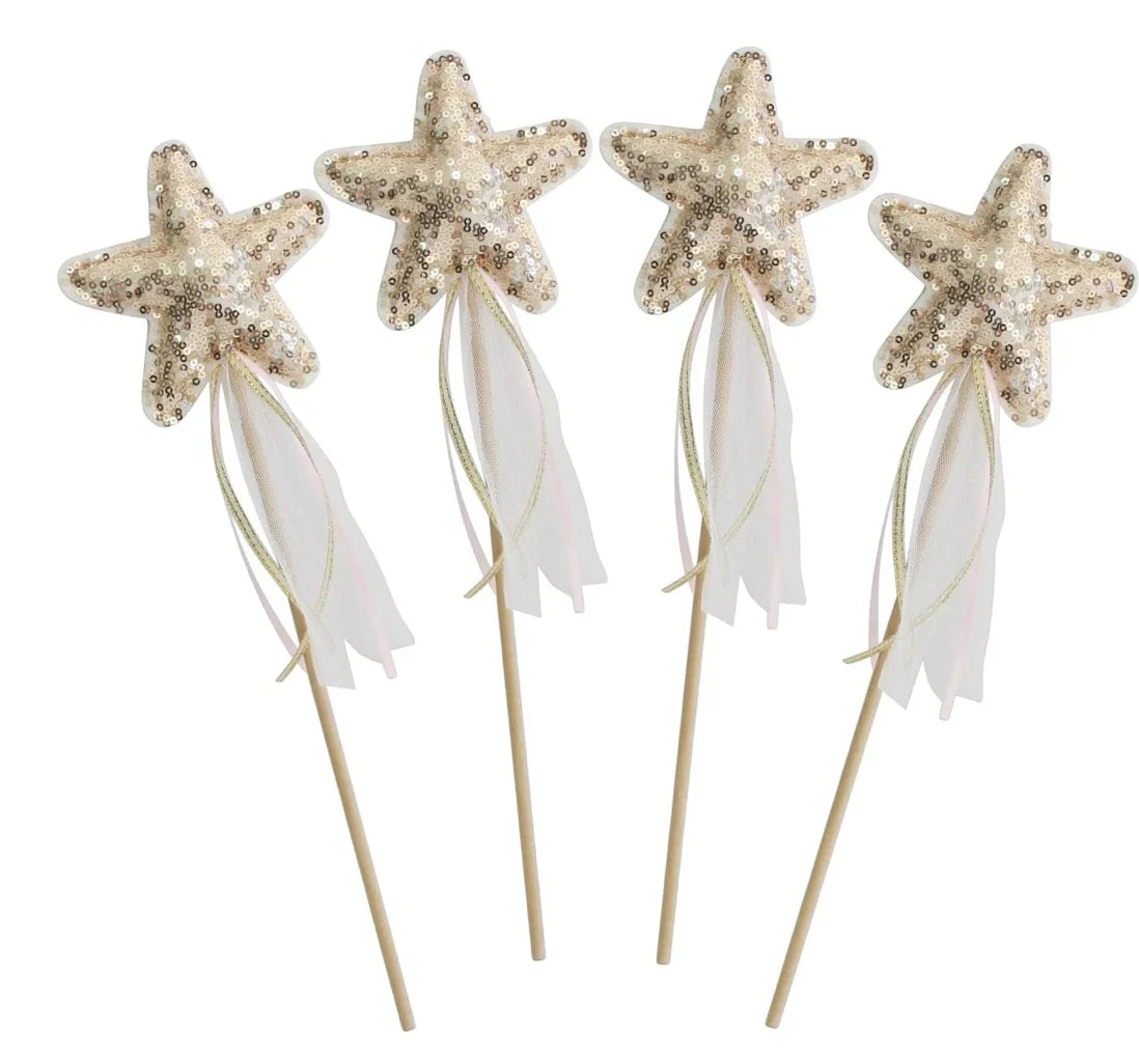 Alimrose Star Wand Sequin Gold