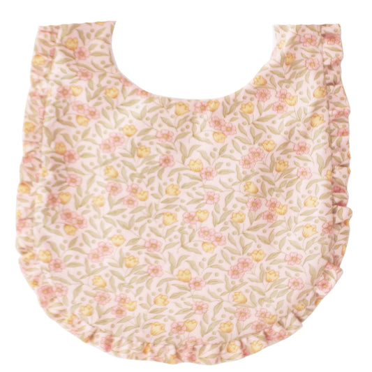 Alimrose Ruffle Edge Bib Blossom Lily Pink