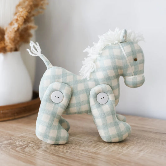 Alimrose Jointed Pony Sage Check