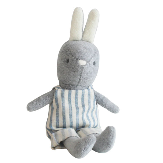 Alimrose Baby Benny Bunny - Chambray Stripe