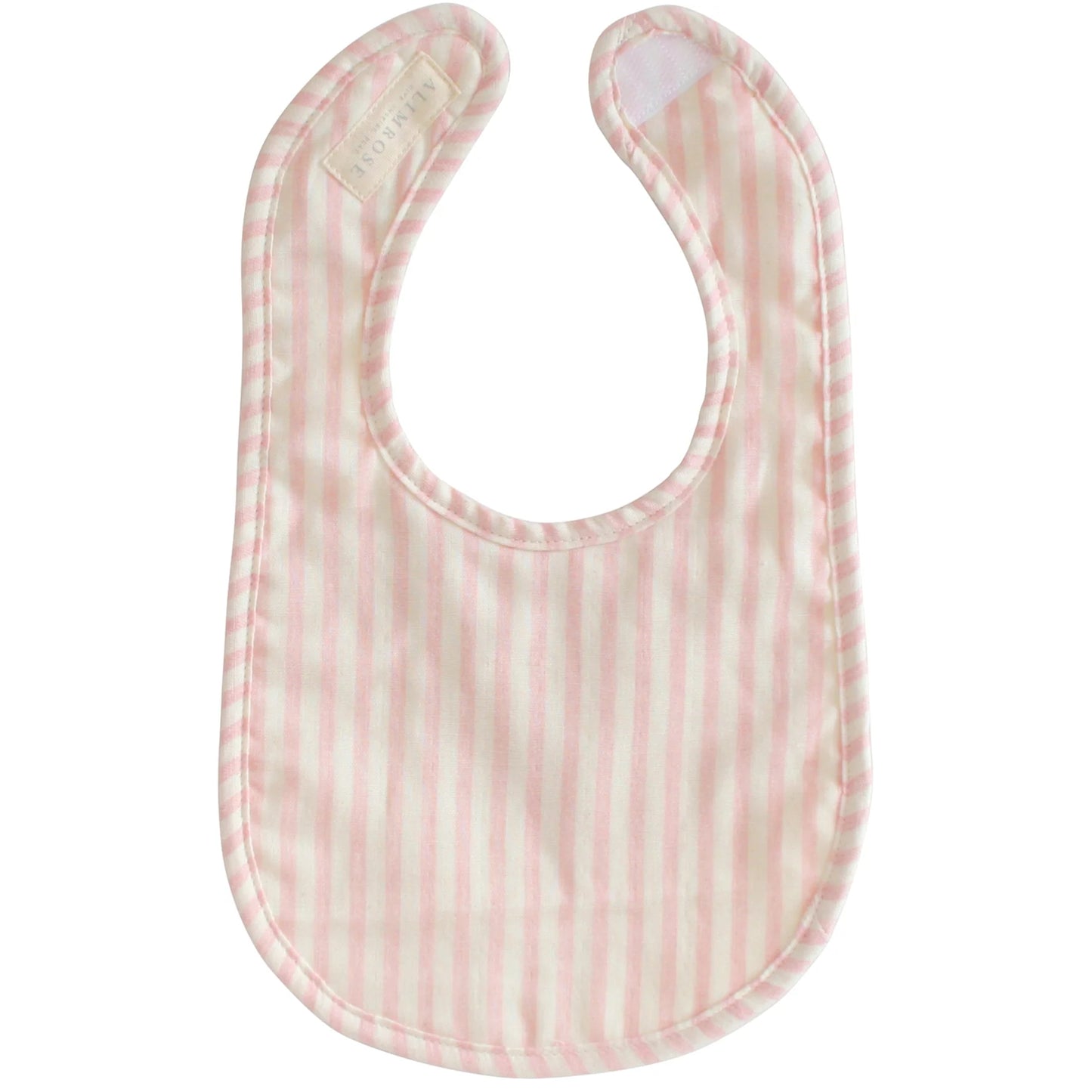 Alimrose Bib  Pink Stripe