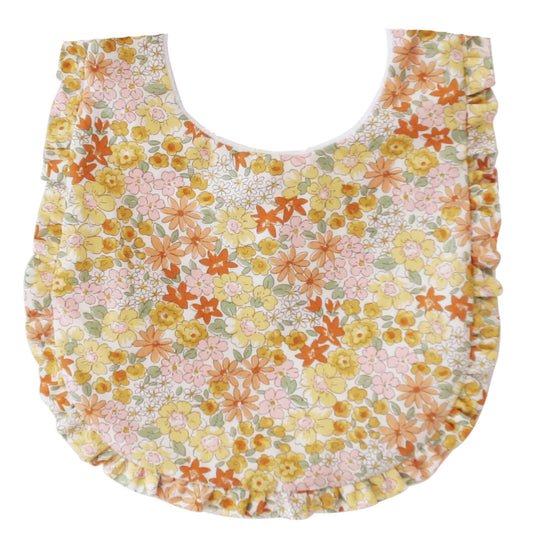 Alimrose Ruffle Edge Bib - Sweet Marigold