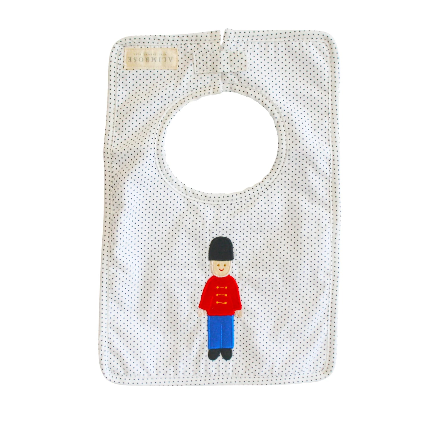 Alimrose Soldier Applique Bib