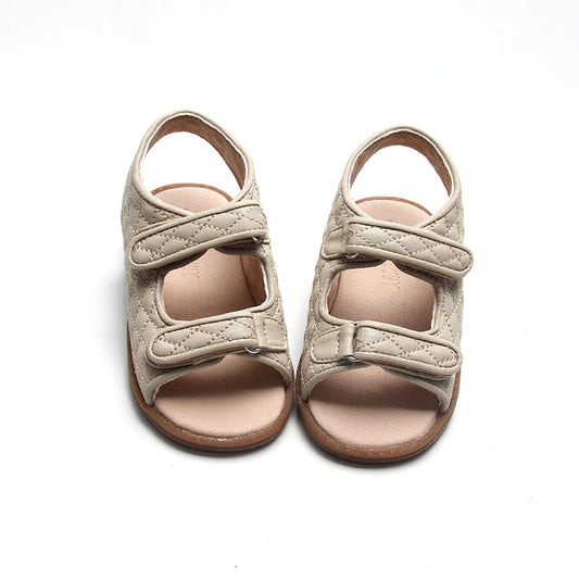 Consciously Baby Recycled Cotton Wanderer Sandal -Shell